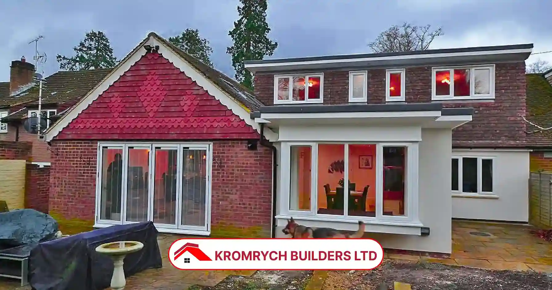 Stunning home extension in Bracknell by Kromrych Builders, showcasing modern design and boosting property value—discover how your home could look like this!
